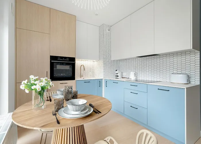 דירה Pastel Blue Grunwald With Garden & Parking By Renters